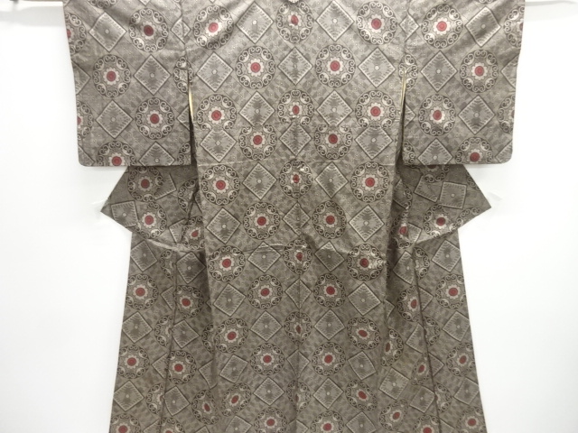 JAPANESE KIMONO / ANTIQUE KIMONO / SILK / DORO OSHIMA TSUMUGI